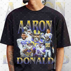 Retro 90sAaron Donald Bootleg Rap Tee, Retro Rams Football T-shirt.
